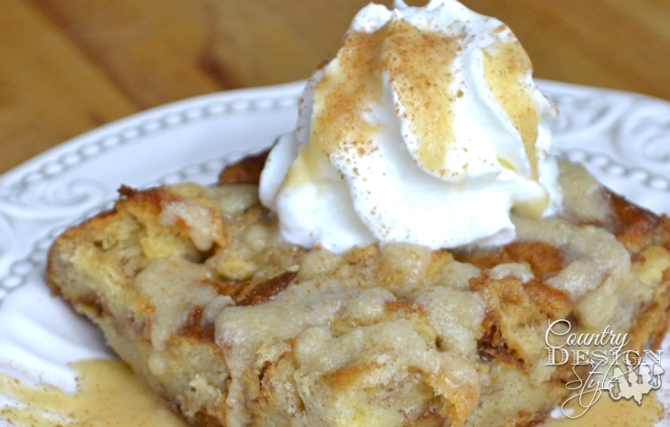 Rumchata Bread Pudding Yum | Country Design Style | countrydesignstyle.com