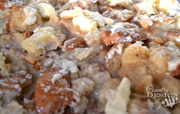 Rumchata Bread Pudding ready to Bake | Country Design Style | countrydesignstyle.com