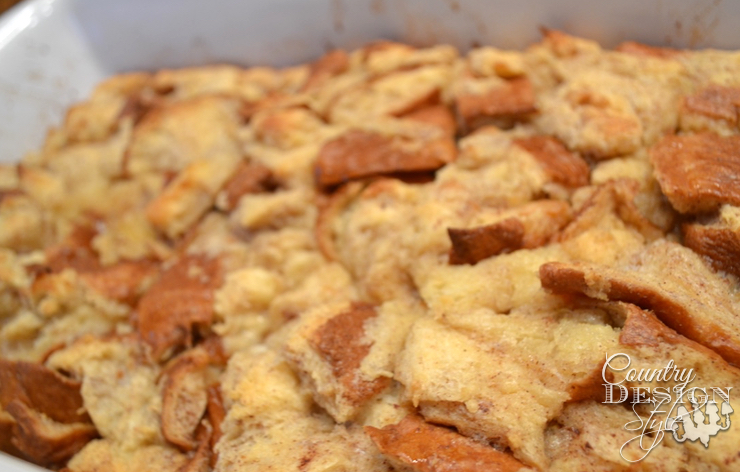 Rumchata Bread Pudding ready to eat | Country Design Style | countrydesignstyle.com