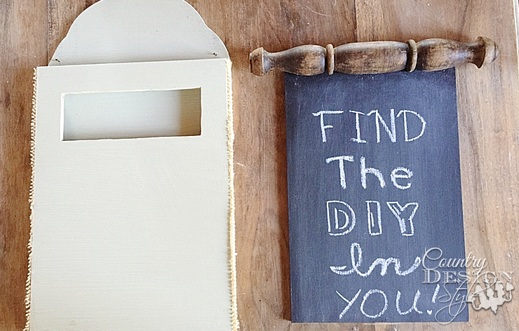 Sliding Chalkboard Hidden Message | Country Design Style | countrydesignstyle.com