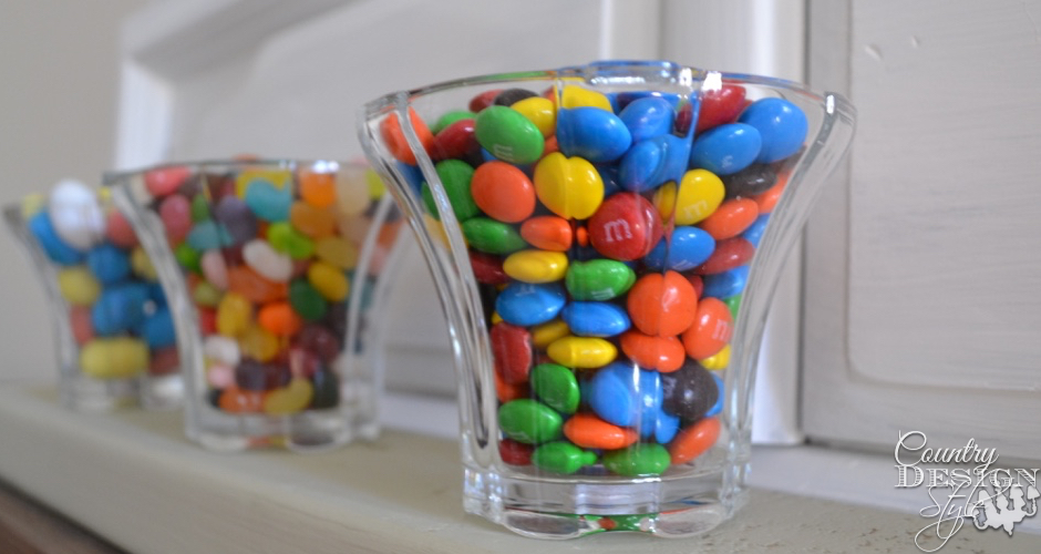 Candy Dish made with light globes | Country Design Style | countrydesignstyle.com