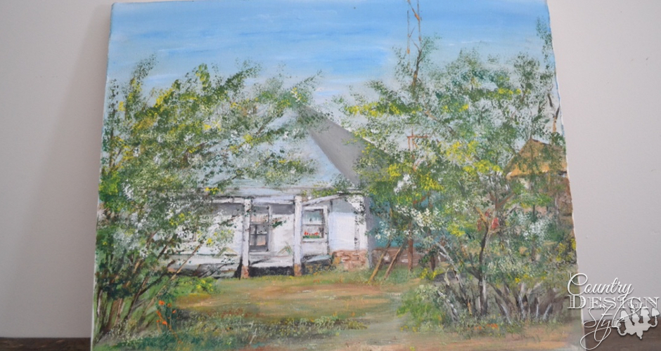 Old farmhouse painting | Country Design Style | countrydesignstyle.com