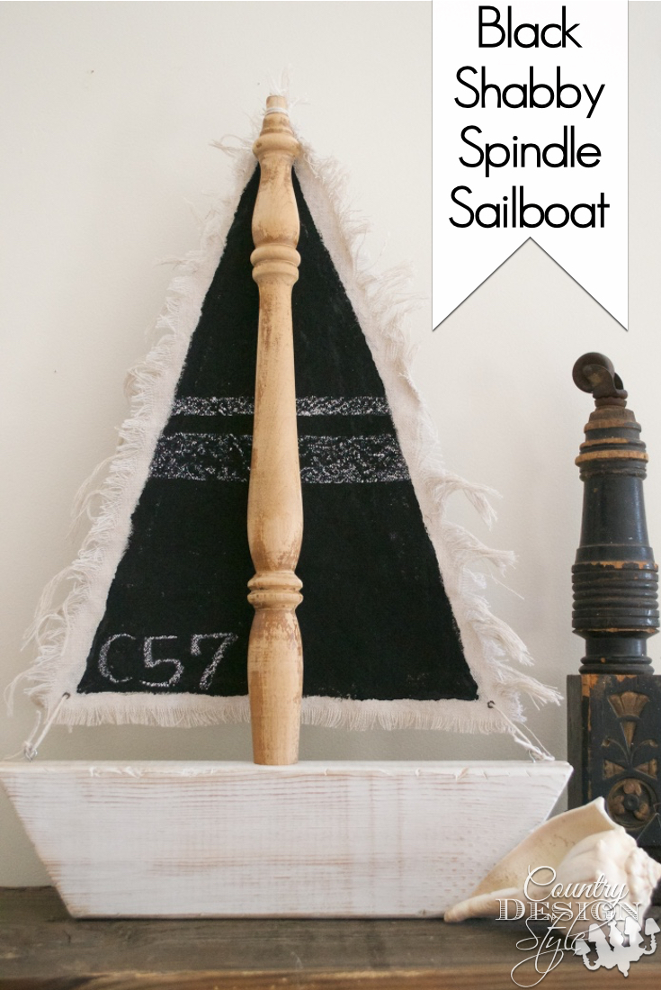 Black Chalkboard Sails Pin | Country Design Style | countrydesignstyle.com