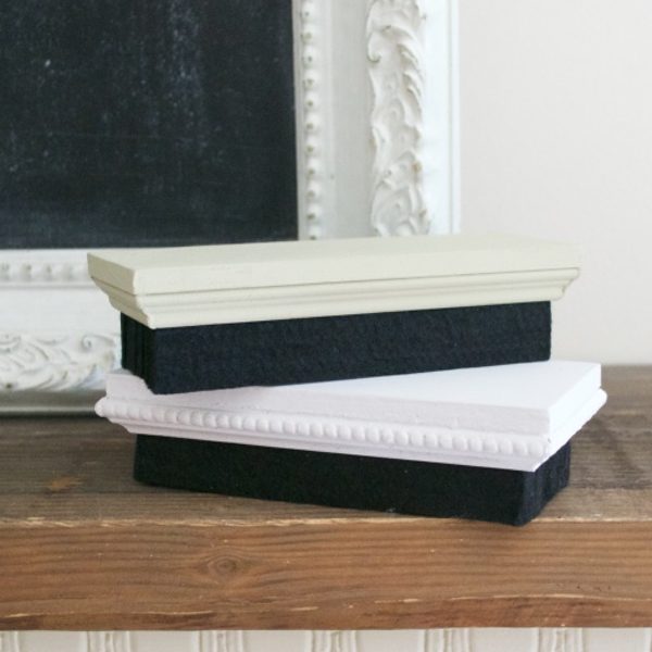 Chalkboard erasers both stacked | Country Design Style | countrydesignstyle.com