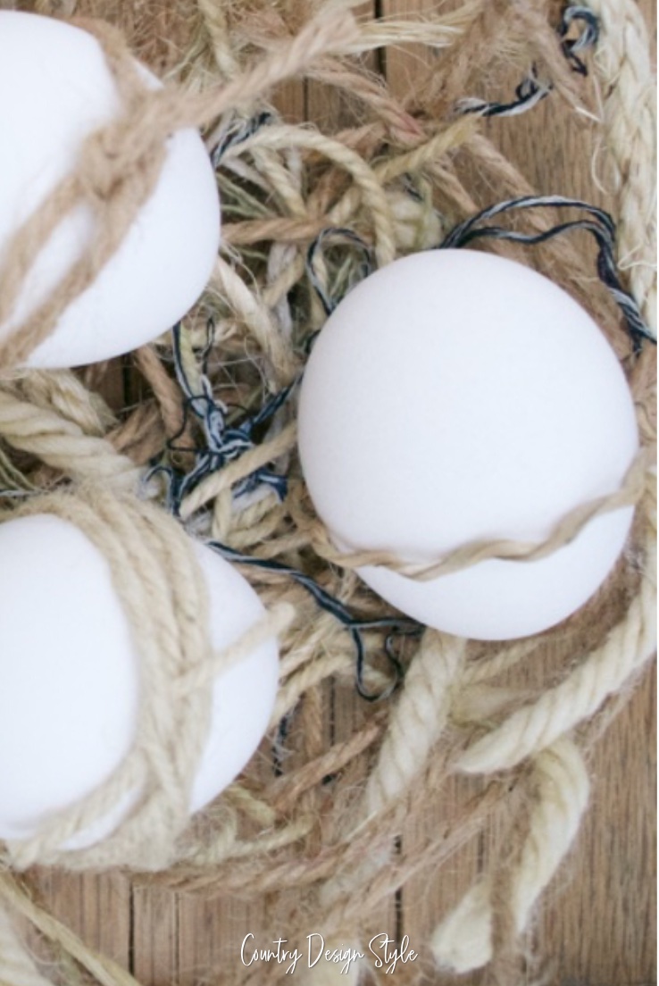 twine nest | spring decor | DIY nests | Country Design Style
