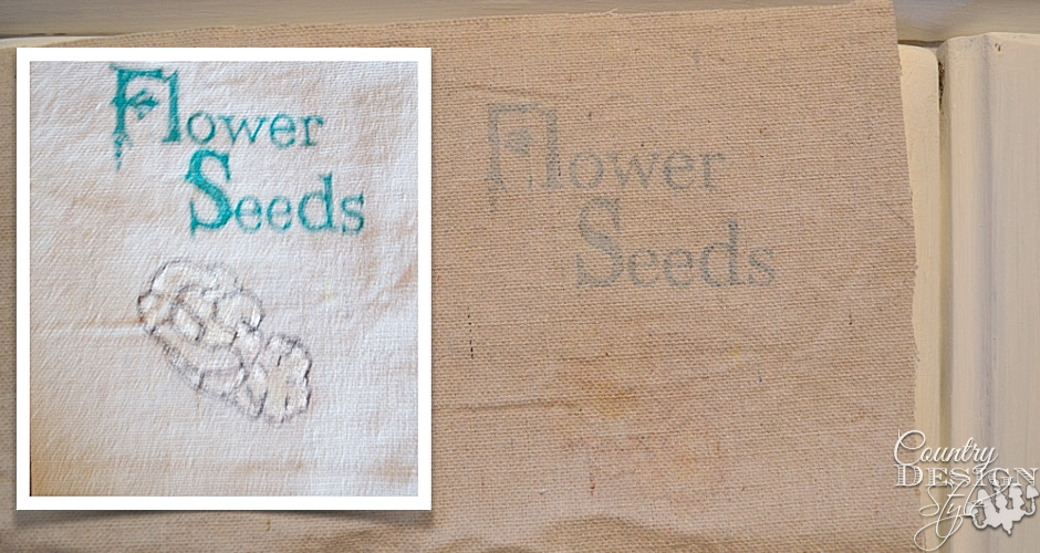 Falling Flowers Spring Sign Seed Packet | Country Design Style | countrydesignstyle.com