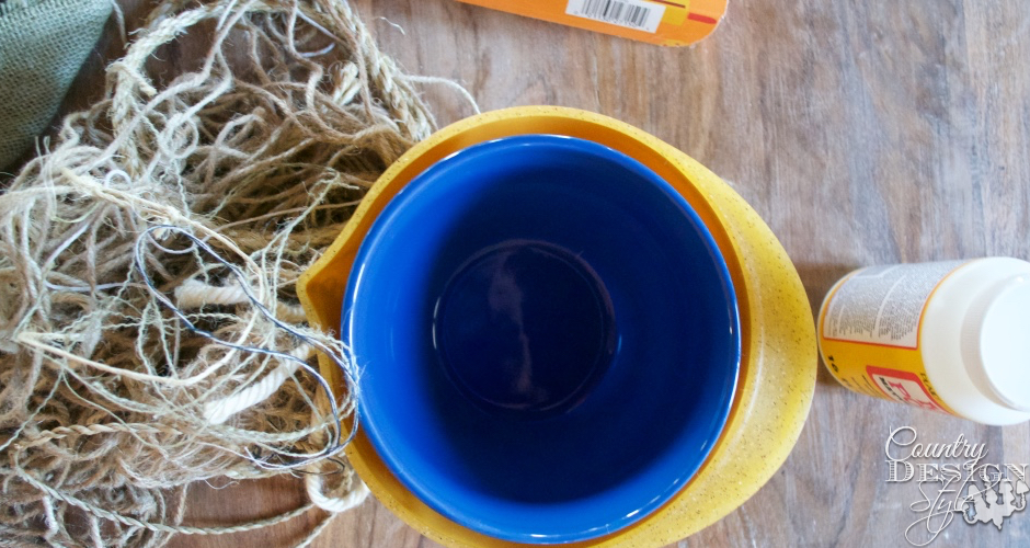 How to make twine nests | Country Design Style | countrydesignstyle.com