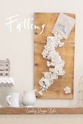 paint dipped flowers | Flower Sign | DIY Sign | Country Design Style