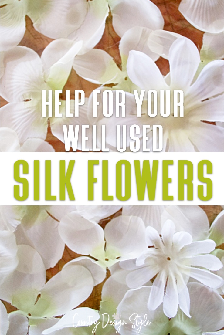 How to make a floral drape using silk flowers