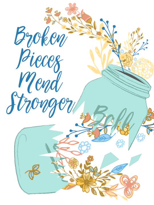 Broken Pieces Mend Stronger | Country Design Style | countrydesignstyle.com