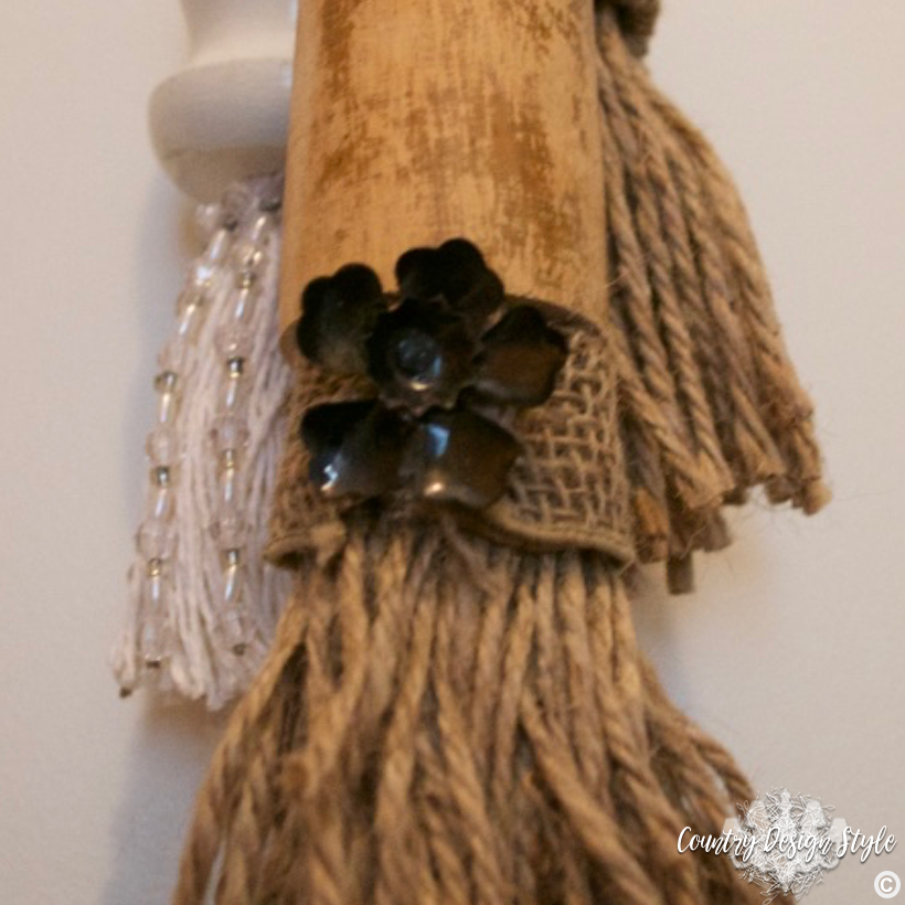 DIY Tassles SQ Closeup | Country Design Style | countrydesignstyle.com