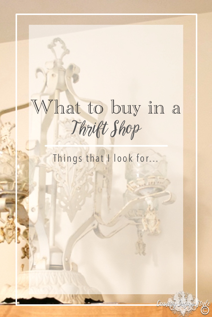 What to buy in a thrift store pn | Country Design Style | countrydesignstyle.com