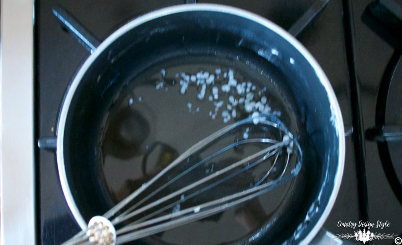 Homemade-Wax-for-chalk-based-paint-melted | Country Design Style | countrydesignstyle.com