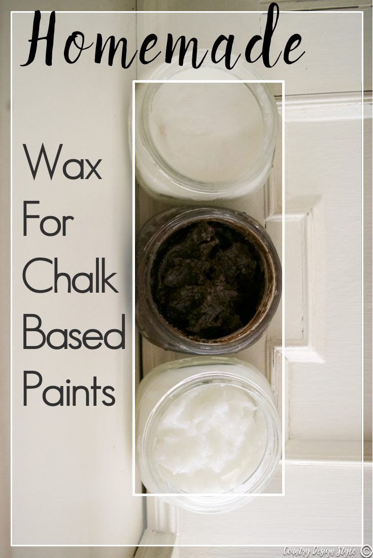 Homemade-Wax-for-chalk-based-paint-tutorial | Country Design Style | countrydesignstyle.com