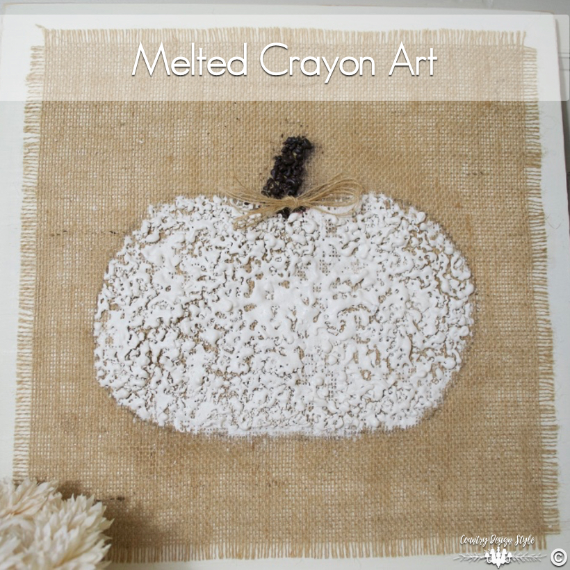 Melted-crayon-art-display | Country Design Style | countrydesignstyle.com