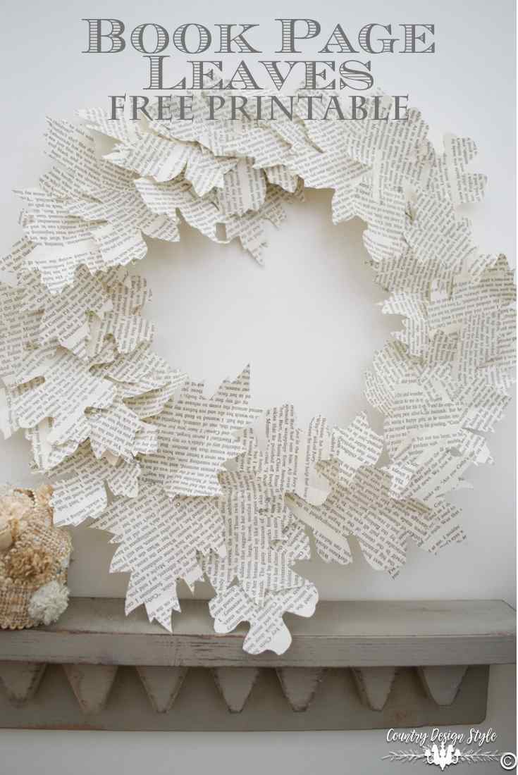 book-page-leaves-wreath-country-design-style-countrydesignstyle-com