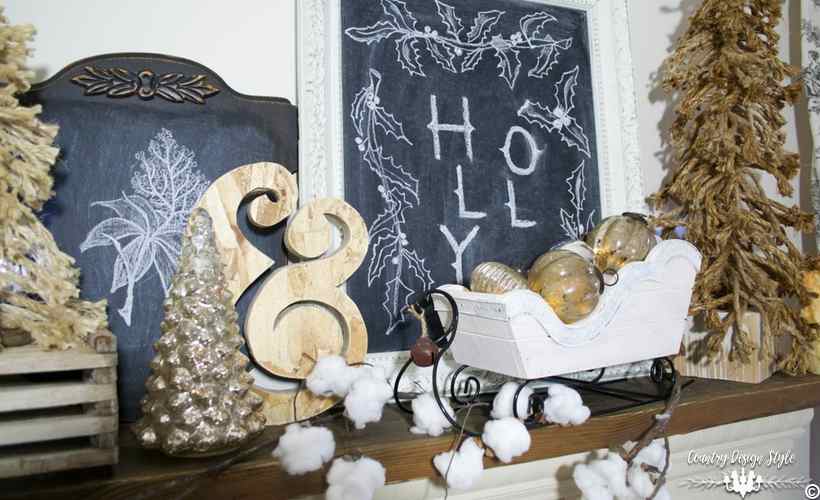 diy-christmas-mantel-lights-country-design-style-countrydesignstyle-com