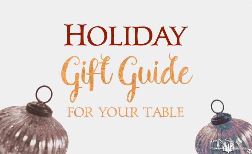Holiday Gift Guide for your Table