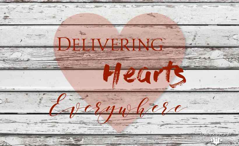 Delivering Hearts Main | Country Design Style | countrydesignstyle.com