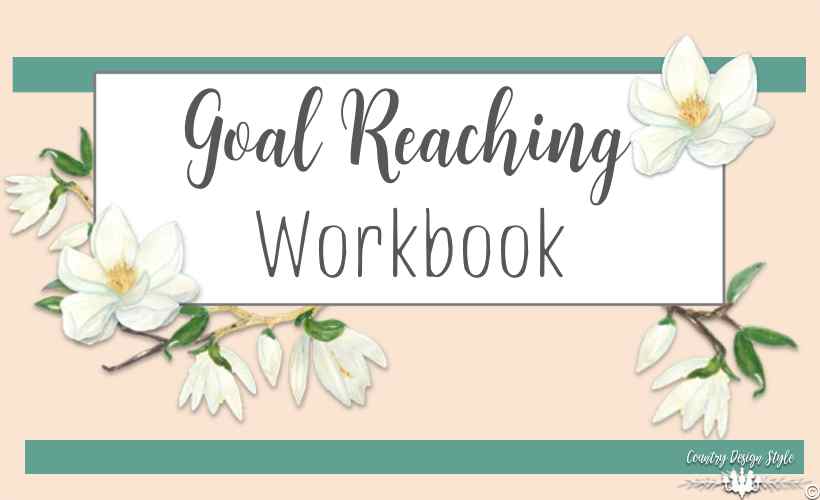 goal reaching workbook main | Country Design Style | countrydesignstyle.com