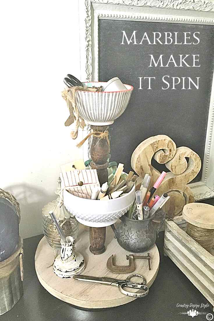 DIzzy Lazy Susan [DIY] Pin 2 | Country Design Style | countrydesignstyle.com