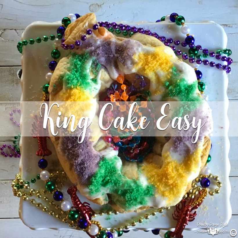 King Cake Easy SQ| Country Design Style | countrydesignstyle.com