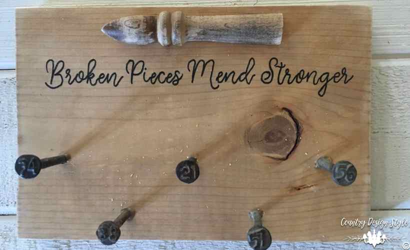 Nailed Hooks [DIY] After | Country Design Style | countrydesignstyle.com