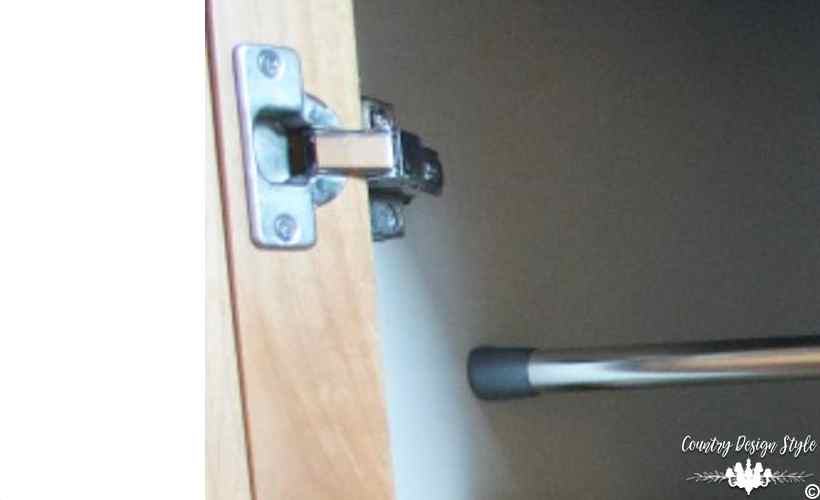 Under-Kitchen-Sink-Organization-curtain-rod | Country Design Style | countrydesignstyle.com
