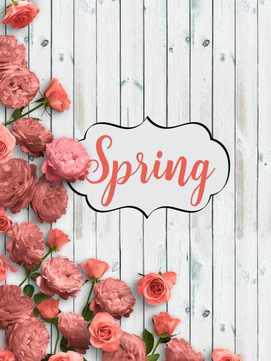 Spring Decorating Ideas Printable for mantel IMAGE | Country Design Style | countrydesignstyle.com