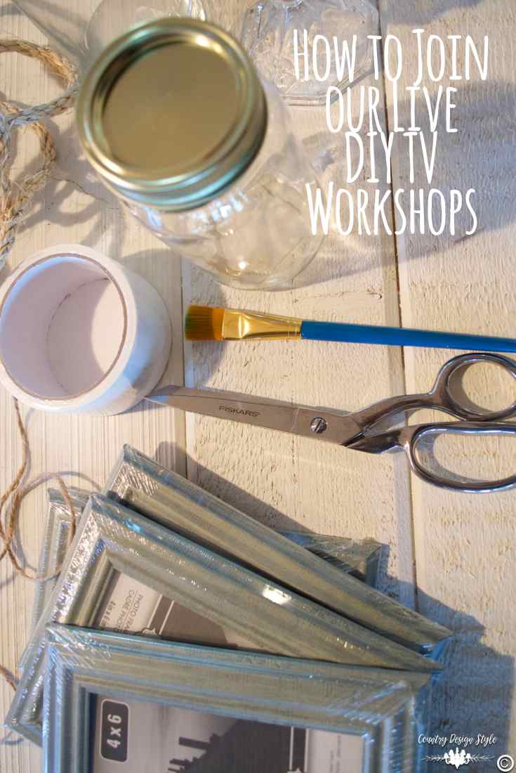 How-to-join-our-live-DIY-TV-workshop-pn | Country Design Style | countrydesignstyle.com