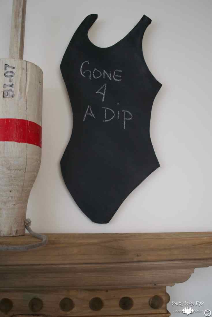 Chalkboard-shape-little-black-swimsuit-pin1 | Country Design Style | countrydesignstyle.com