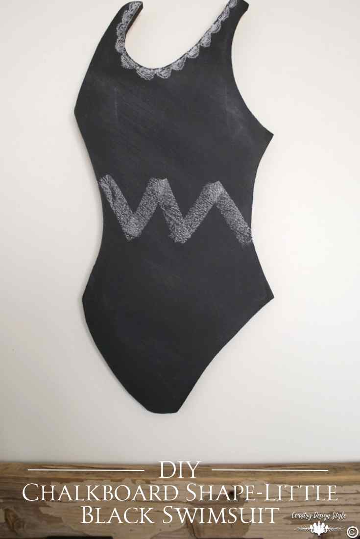 Chalkboard-shape-little-black-swimsuit pin5 | Country Design Style | countrydesignstyle.com