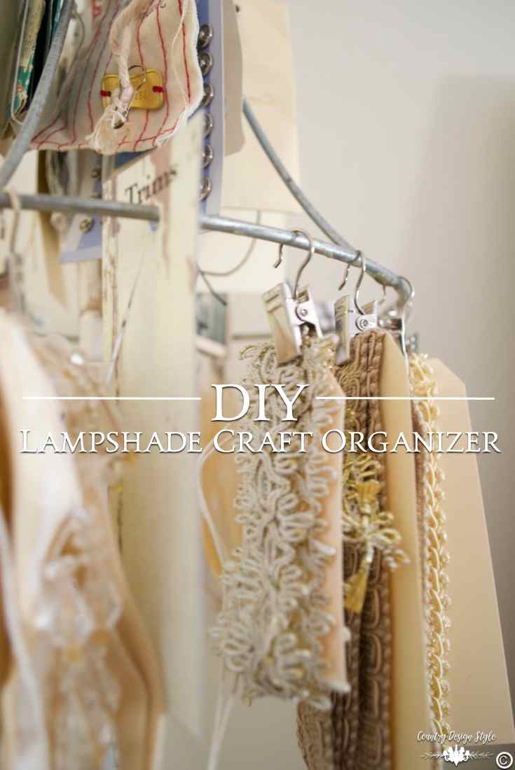 DIY Craft Organizer pin 2 | Country Design Style | countrydesignstyle.com