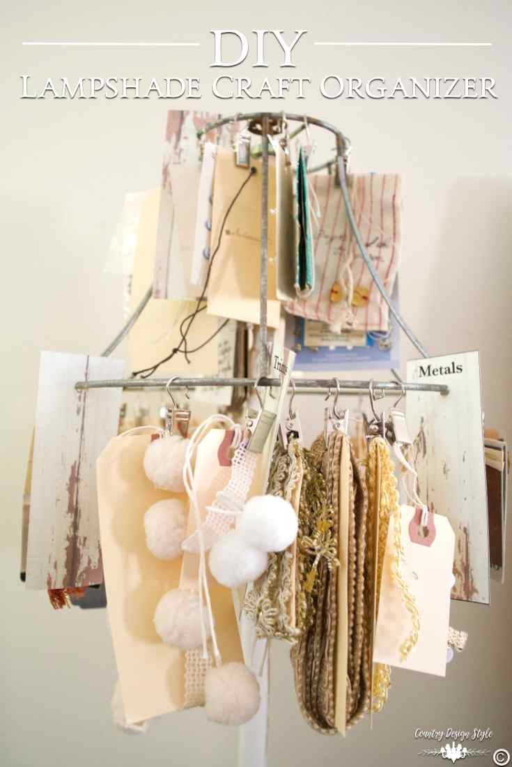 DIY Craft Organizer pn | Country Design Style | countrydesignstyle.com