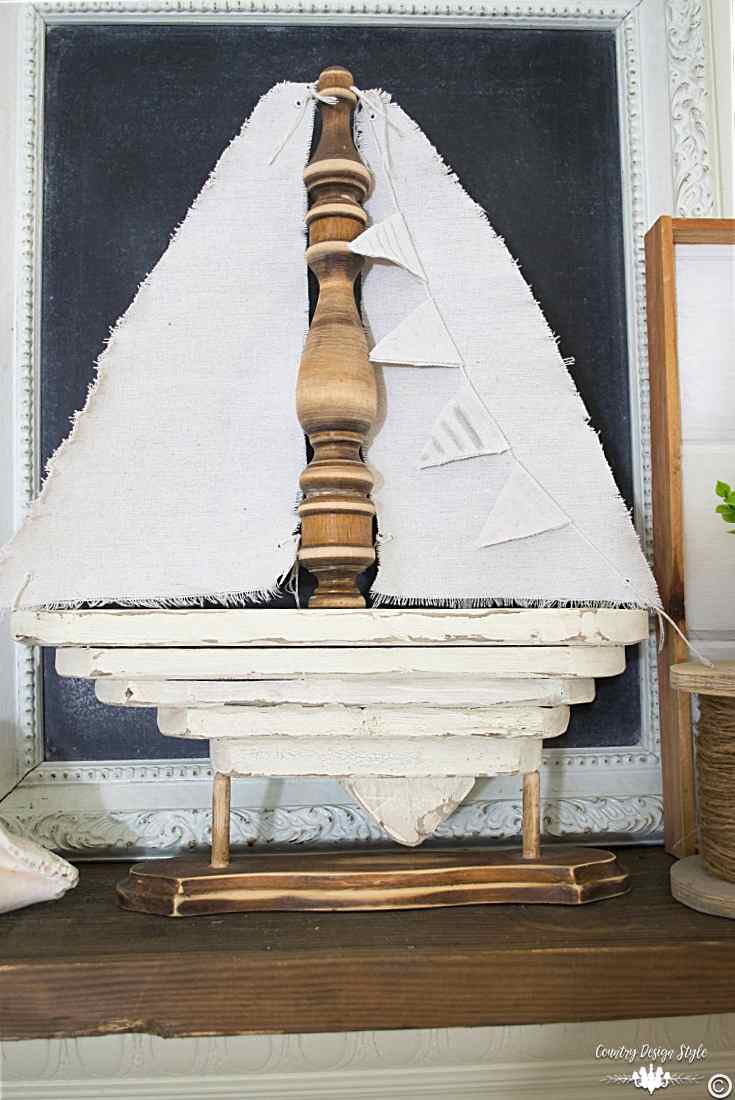DIY-Sailboat-decor pin 2 | Country Design Style | countrydesignstyle.com