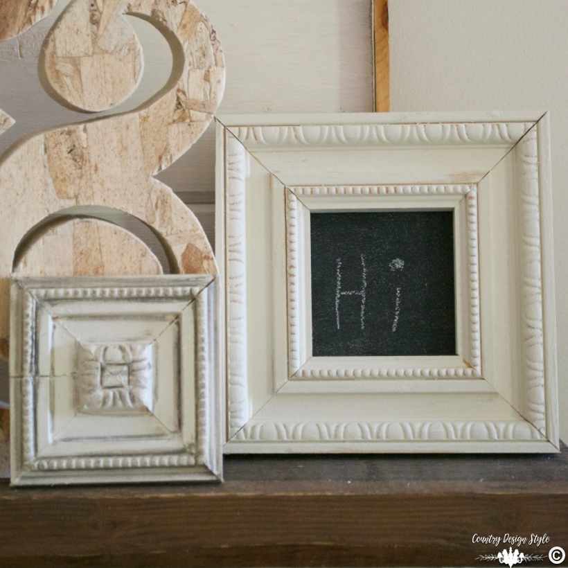 Framed Chalkboard sq | Country Design Style | countrydesignstyle.com