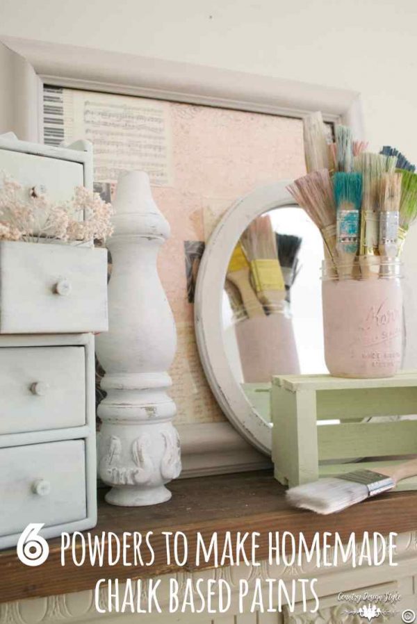 Getting carried away with chalk powders for paint - Country Design Style