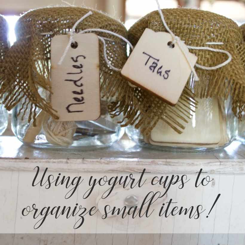 Craft Containers Organizing small items sq | Country Design Style | countrydesignstyle.com