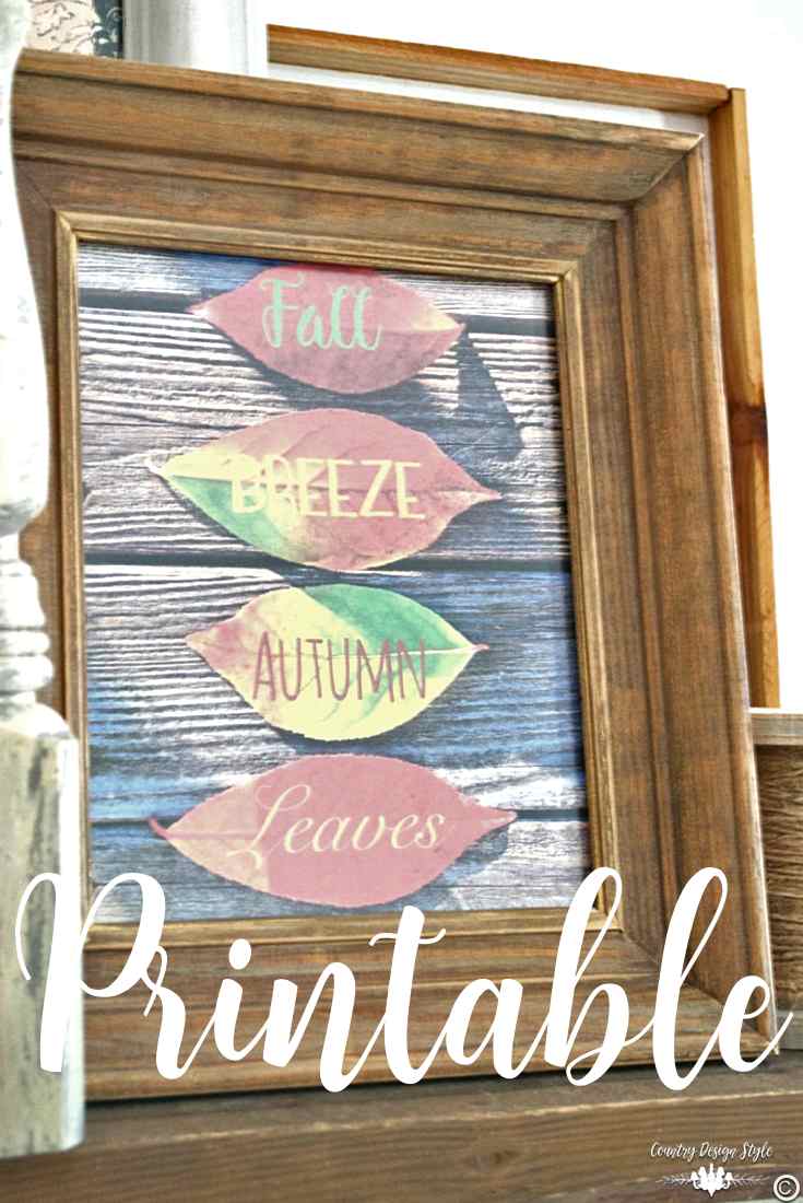 Fall Breeze Printable pin | Country Design Style | countrydesignstyle.com