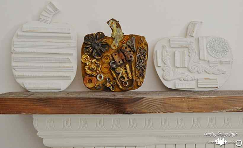 Scrap Junk Pumpkins | Country Design Style | countrydesignstyle.com