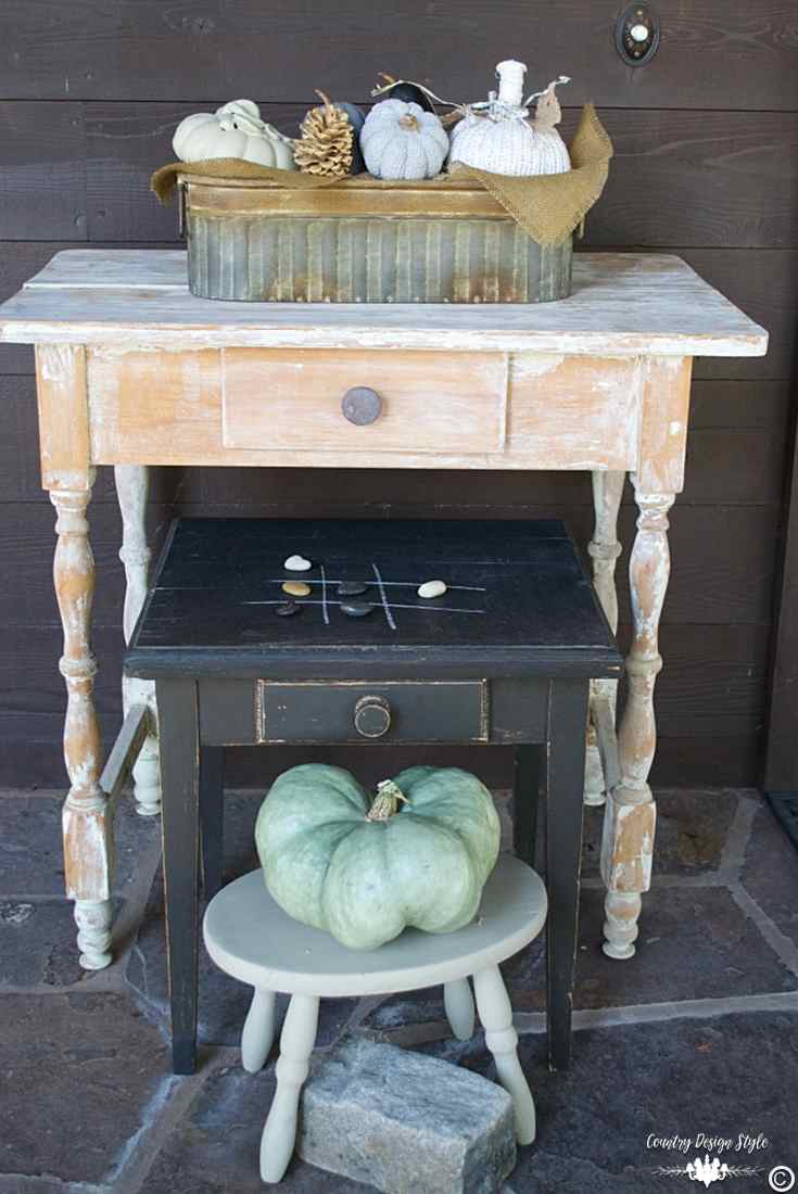 Fall Home Tour nesting tables | Country Design Style | countrydesignstyle.com