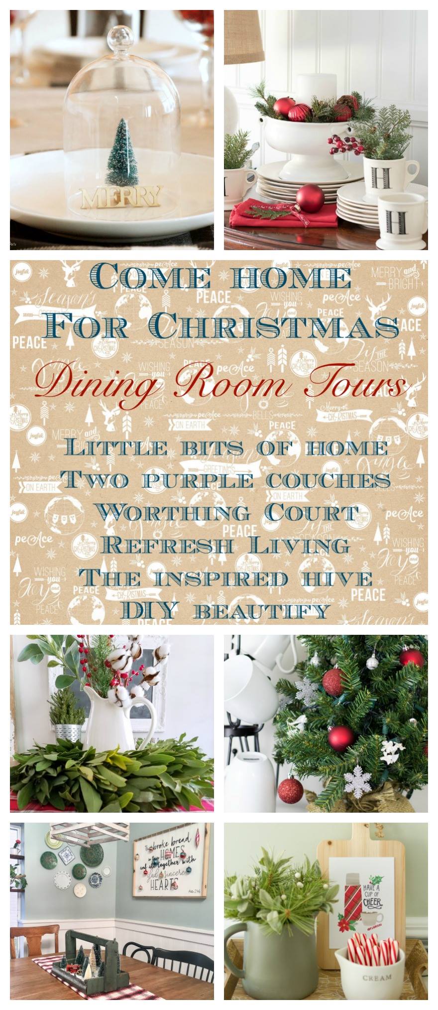 Come home for Christmas Dining Rooms