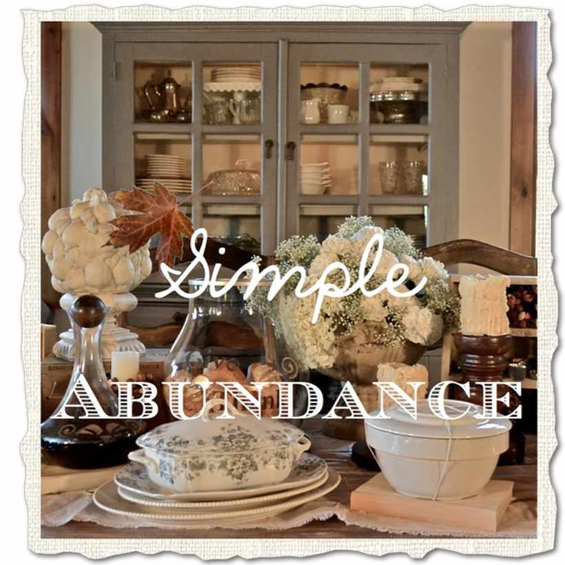 simple abundance | Country Design Style | countrydesignstyle.com