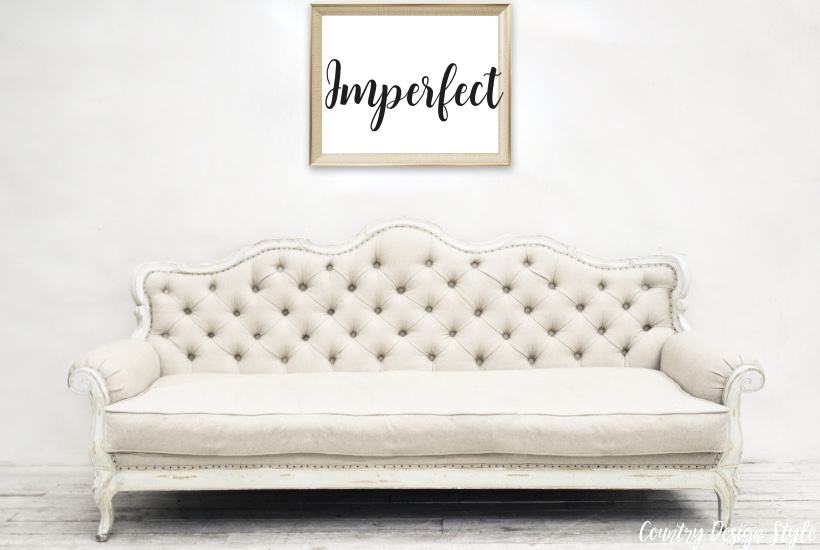 Imperfect right way | Country Design Style | countrydesignstyle.com