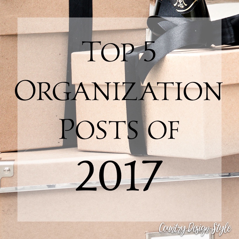 Top 5 Organization posts of 2017 sq | Country Design Style | countrydesignstyle.com