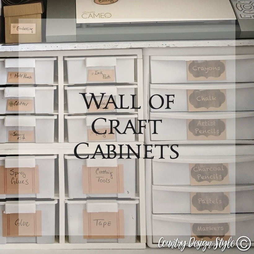 Craft cabinet wall sq | Country Design Style | countrydesignstyle.com