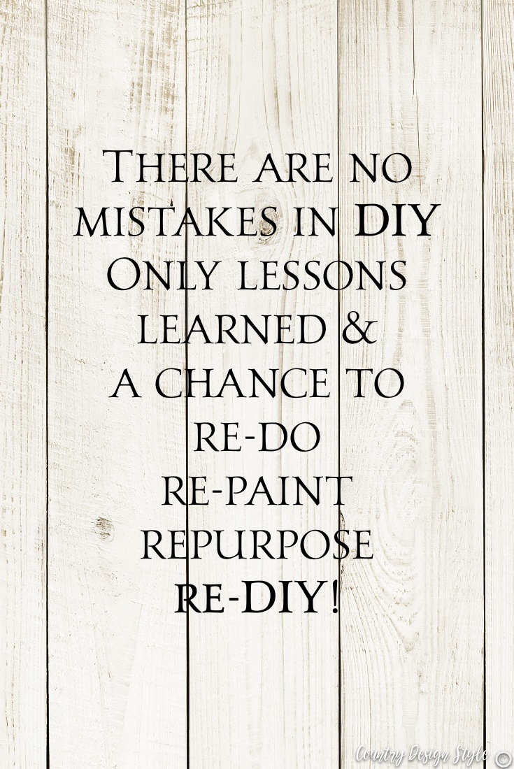 DIY no mistakes | Country Design Style | countrydesignstyle.com