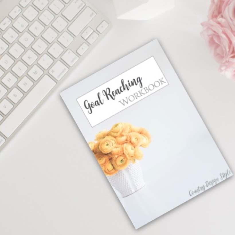 Goal Planner and Reaching Workbook sq | Country Design Style | countrydesignstyle.com