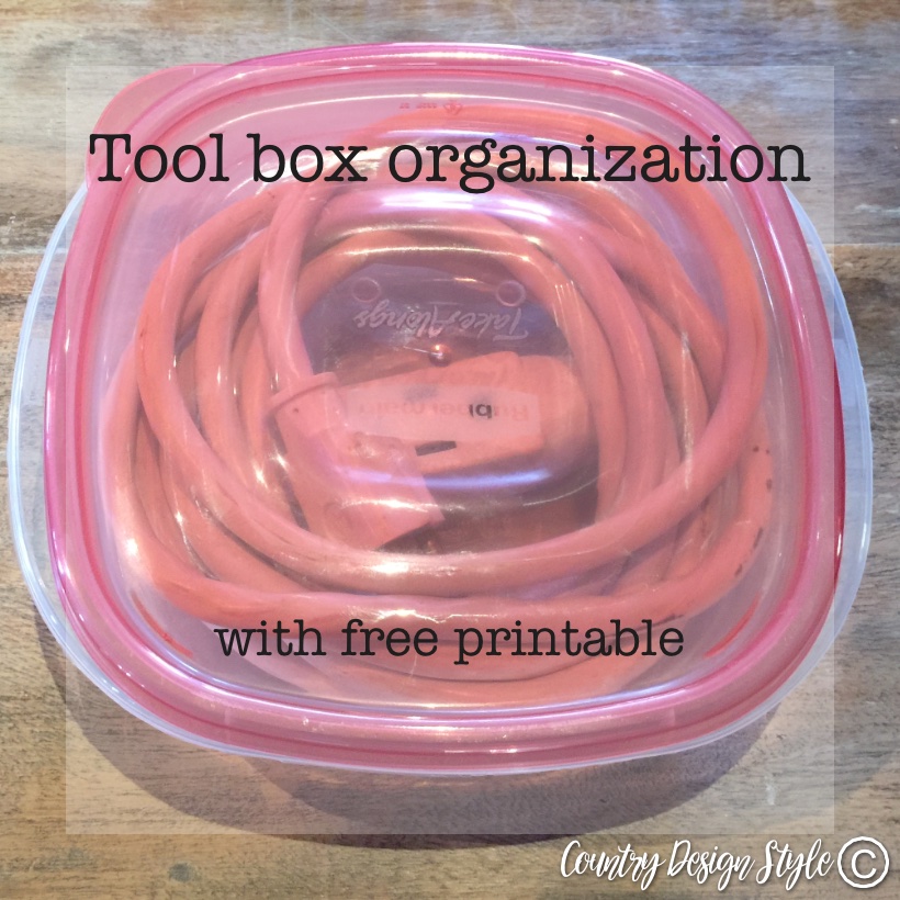 Tool box organization extension cords sq | Country Design Style | countrydesignstyle.com