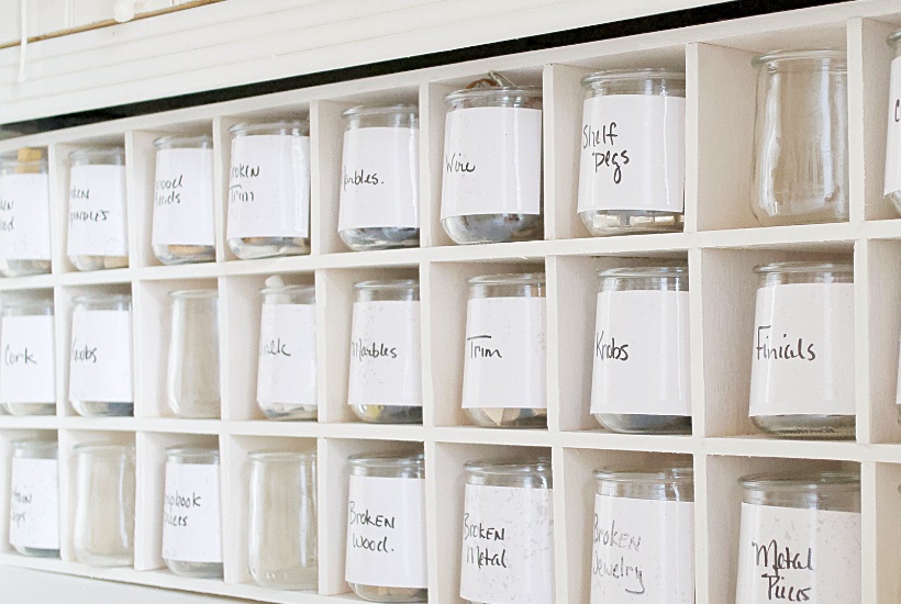 How to make cubbies for organization